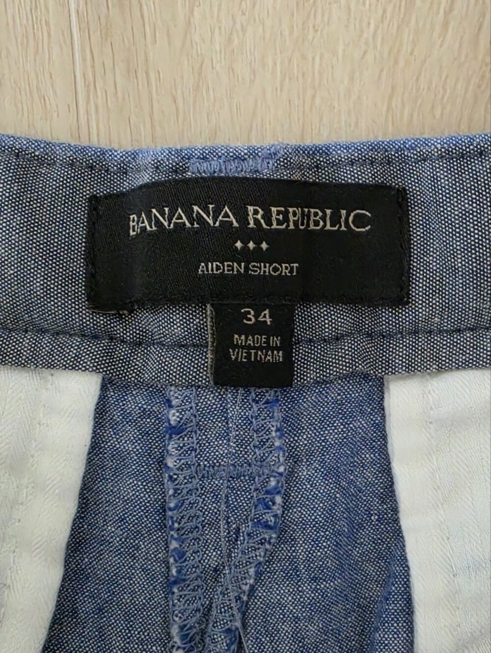 Men's Linen/Cotton Blend 9" Shorts - Picture 5 of 5